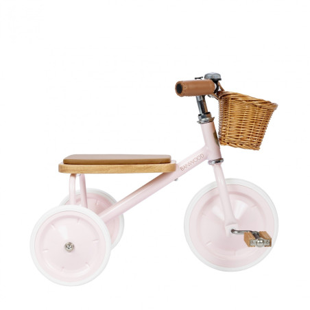 Trike with removable push bar pink - Banwood