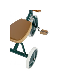 Trike con manico di spinta rimovibile verde - Banwood