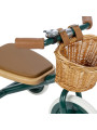 Trike con manico di spinta rimovibile verde - Banwood