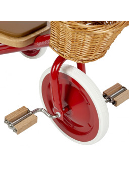 Trike with removable push bar red - Banwood