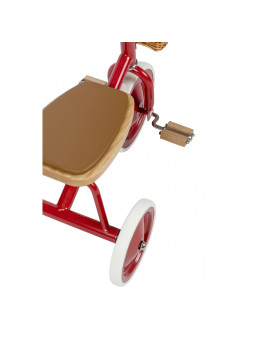 Trike with removable push bar red - Banwood