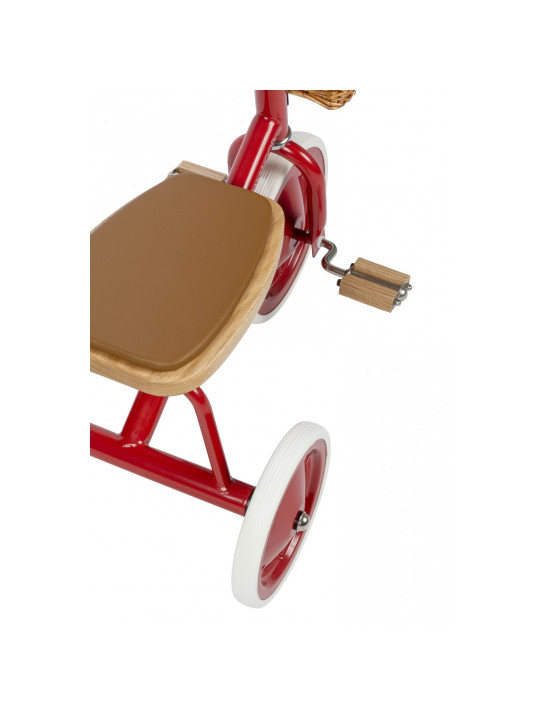Trike with removable push bar red - Banwood