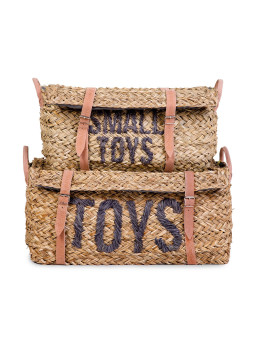 Set of 2 rattan Storage Baskets - Childhome