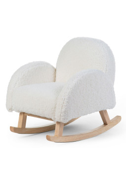 Kids Rocking Chair - Teddy white - Childhome