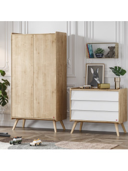 2-Door Wardrobe Vintage - VOX