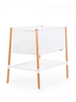 Culla Evolux 50x90 con retina traspirante bianca- Childhome