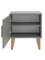 Bedside cabinet Kubi grey - Kocot Kids