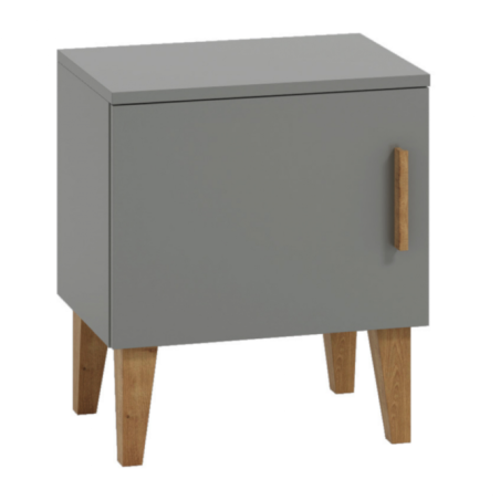 Bedside cabinet Kubi grey - Kocot Kids