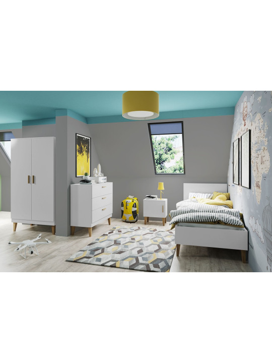 Comodino Kubi bianco - Kocot Kids
