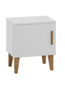Bedside cabinet Kubi white - Kocot Kids
