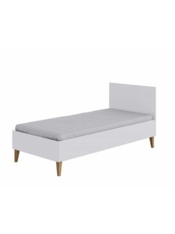 Single bed 80x180 Kubi white - Kocot Kids