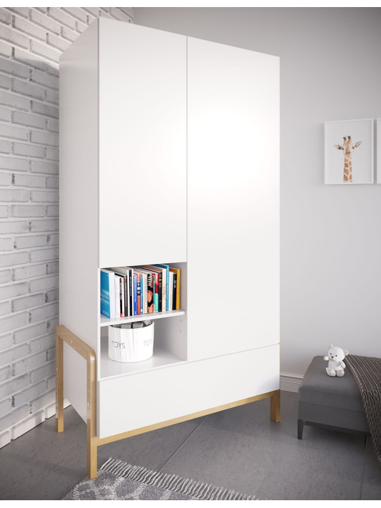 Wardrobe Victor white - Kocot Kids