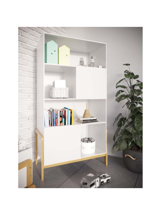 Bookcase Victor white - Kocot Kids