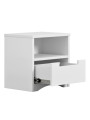 Classic collection Bedside night table for Children's Bedroom in white mdf by Kocot Kids