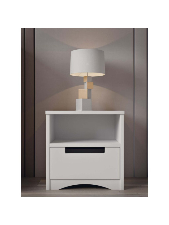 Classic collection Bedside night table for Children's Bedroom in white mdf by Kocot Kids