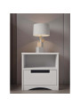 Comodino tavolino bimbi per la cameretta dei bambini in legno bianco collezione Classic by Kocot Kids