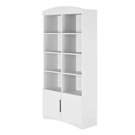 Classic collection double Bookcase for Children's Bedroom in white MDF by Kocot Kids