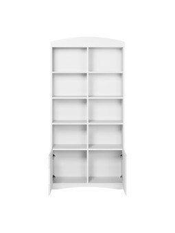 Libreria doppia per bimbi per la cameretta dei bambini in legno bianco collezione Classic by Kocot Kids