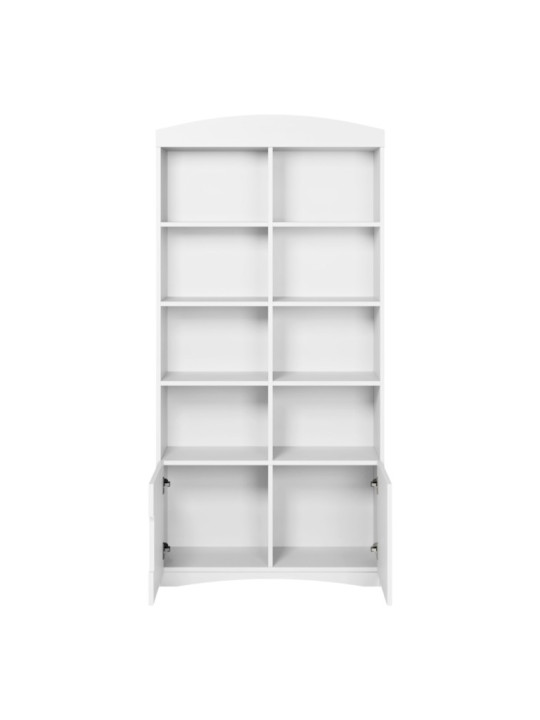 Classic collection double Bookcase for Children's Bedroom in white MDF by Kocot Kids