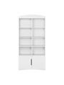 Libreria doppia per bimbi per la cameretta dei bambini in legno bianco collezione Classic by Kocot Kids