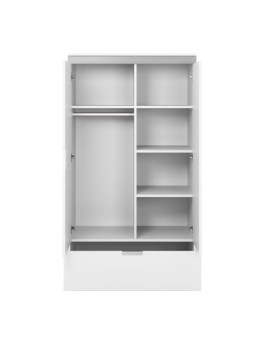 Armadio 2 ante per la cameretta dei Bambin in MDF Bianco con cassettone serie Tomi - by Kocot Kids