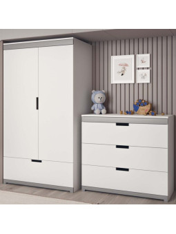 Tomi collection Chest of Drawers for Children's Bedroom in white mdf by Kocot Kids