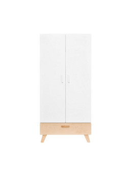 Armadio guardaroba per la cameretta dei Bambin in MDF Bianco Hoppa - by BellAmy