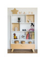 Libreria per la cameretta dei Bambin in MDF Bianco Hoppa - by BellAmy