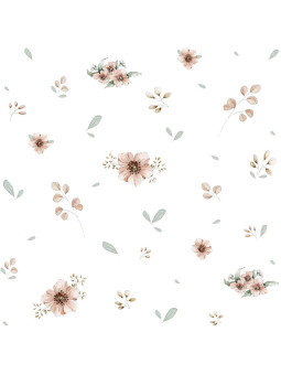 Wallpaper for Children's Bedroom Return to Innocence Flowers Minimini by Dekornik