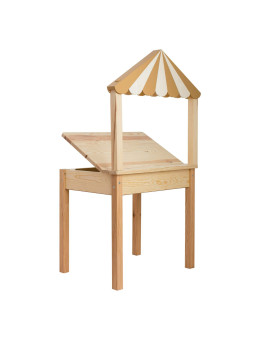 Circus desk in Natural Wood and caramel brown for Children's Bedroom