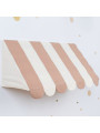 Decorative pastry curtain for children's bedroom to hang on the wall in dusty rose and cream
