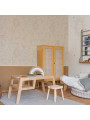 Wallpaper for Children's Bedroom Universe Big Beige Light by Dekornik