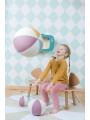 Set di 3 palle in lino per bambini in stile circense