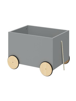 Toy chest on wheels Lotta grey - BellAmy