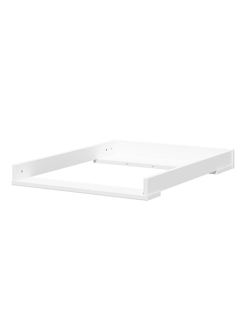 Top fasciatoio aggiuntivo in legno bianco ideale per le cassettiere serie Pinette e Lotta by BellAmy