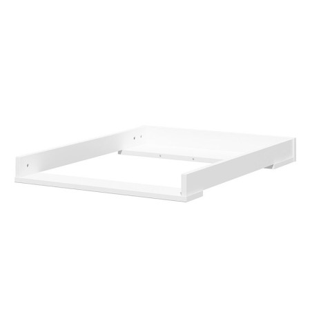 Top fasciatoio aggiuntivo in legno bianco ideale per le cassettiere serie Pinette e Lotta by BellAmy
