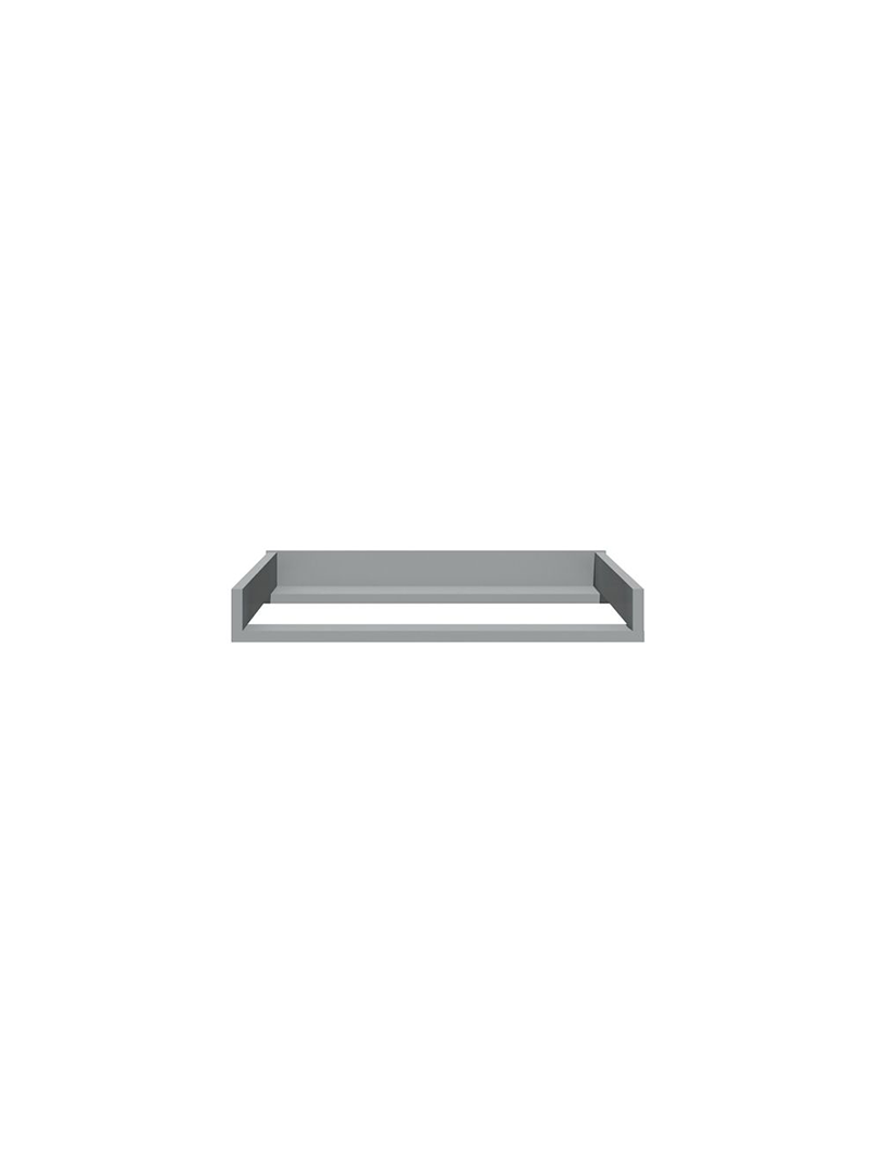 Top fasciatoio aggiuntivo in legno grigio ideale per le cassettiere serie Pinette e Lotta by BellAmy