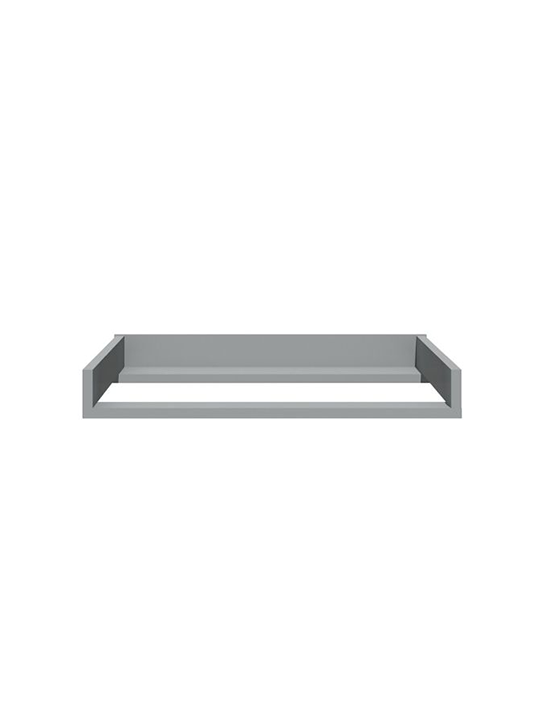 Top fasciatoio aggiuntivo in legno grigio ideale per le cassettiere serie Pinette e Lotta by BellAmy