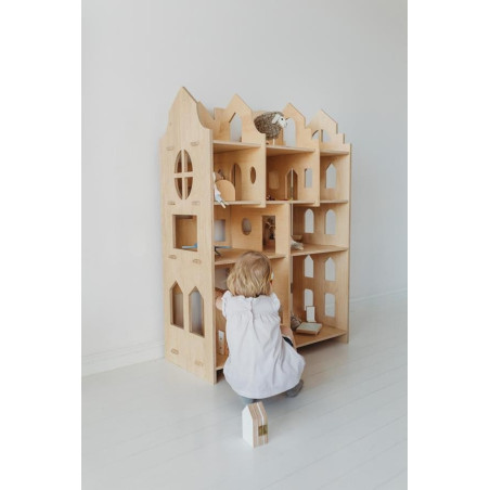 Gioco casa delle bambole 4 in 1 My Mini Home che può essere utilizzata come Libreria, Scrivania o Decorazione per la Cameretta