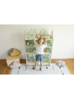 Gioco casa delle bambole 4 in 1 My Mini Home che può essere utilizzata come Libreria, Scrivania o Decorazione per la Cameretta