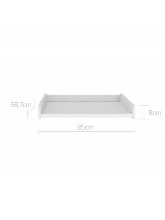 Universal changing table Hoppa white - BellAmy