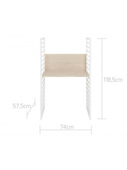 Evolutionary cradle 70x140 convertible into a bed and a small desk for the children So Sixty by BellAmy