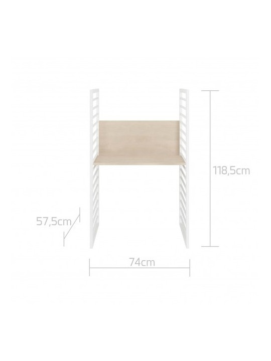 Evolutionary cradle 70x140 convertible into a bed and a small desk for the children So Sixty by BellAmy