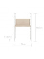 Evolutionary cradle 70x140 convertible into a bed and a small desk for the children So Sixty by BellAmy