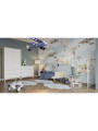 Evolutionary cradle 70x140 convertible into a bed and a small desk for the children So Sixty by BellAmy