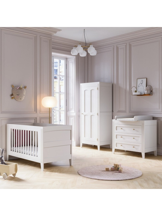 Chest of drawers Milenne white - VOX
