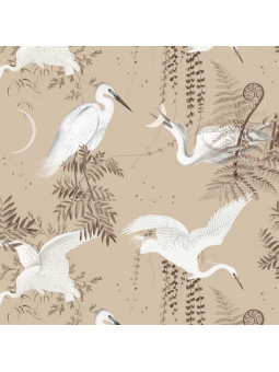 Carta da Parati Tappezzeria per Cameretta dei Bambini Herons by Dekornik