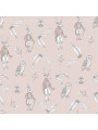 Wallpaper for Children's Bedroom Wonderland book illustration by Dekornik