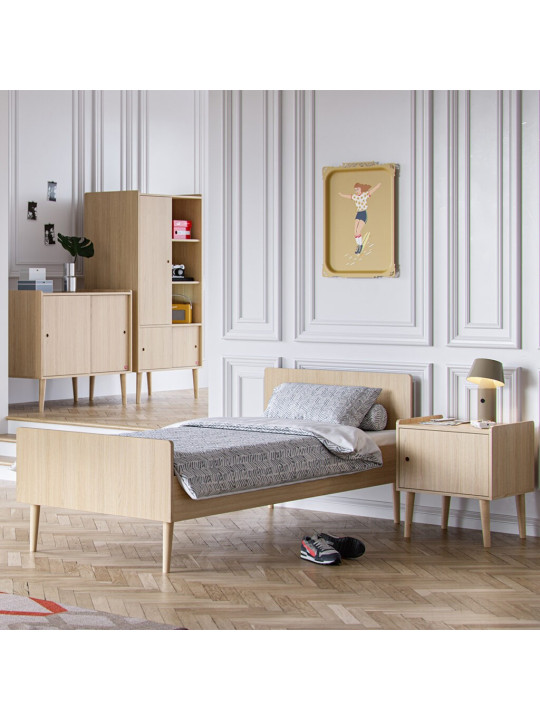 Children's bedside cabinet in oak wood Retro collection by VOX