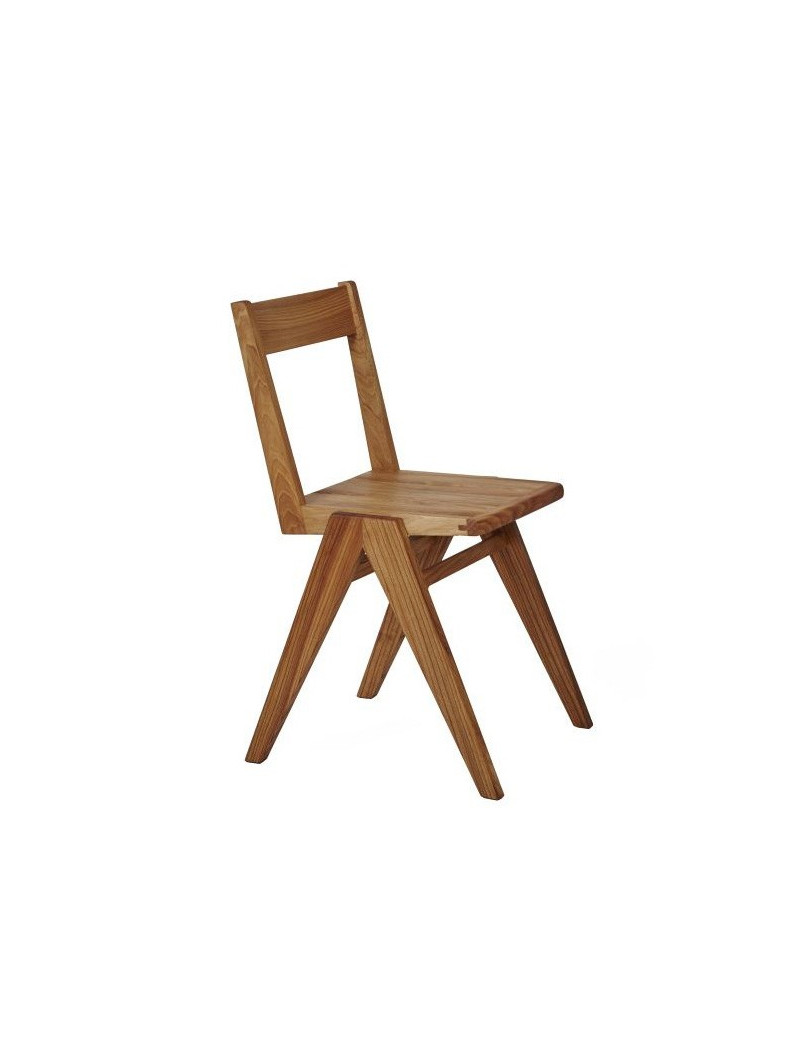 Natural wooden chair for children perfect for drawing, studying or hanging up your morning clothes - Natural FSC certified wood.